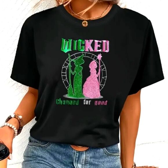 Wicked Graphic Black T-Shirt Sz Medium - Picture 1 of 5